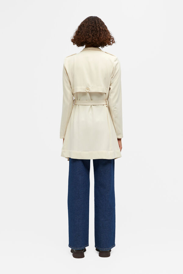 Object Chaqueta con cintur&oacute;n Beige