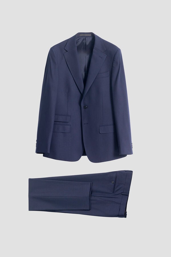 PuroEGO Terno estruturado Slim Fit Azul