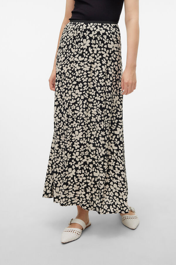 Vero Moda Falda larga fluida Negro