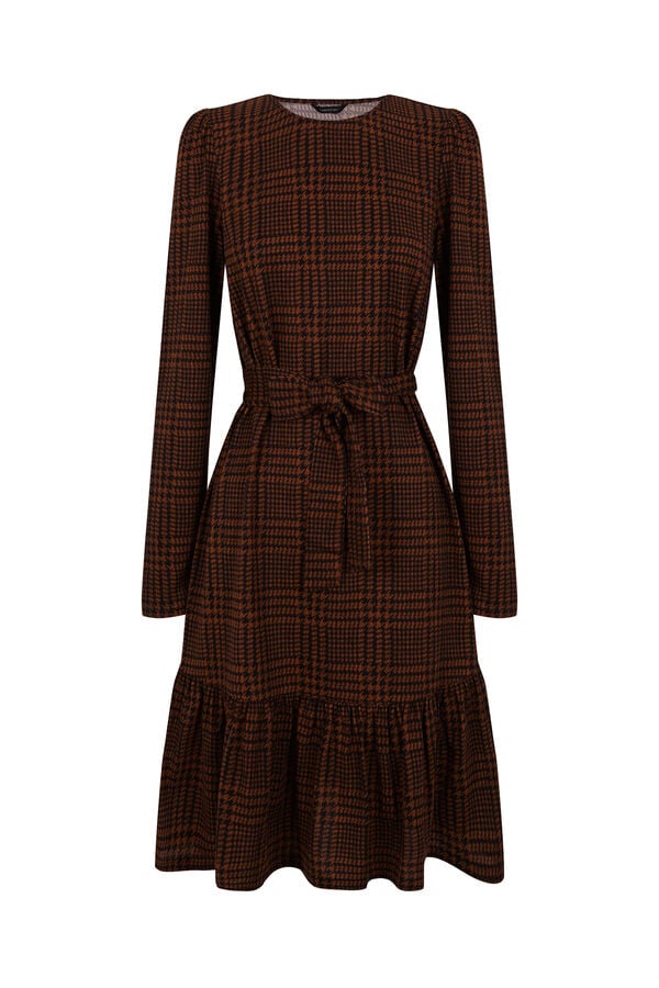 Cortefiel Vestido ilh&oacute;s curto Multicolorido