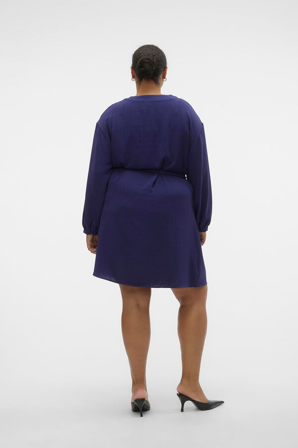 Vero Moda Curve Vestido curto de tamanho grande Azul