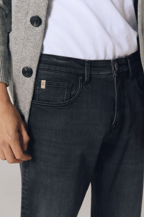 Cortefiel Jeans slim fit coolmax Gris