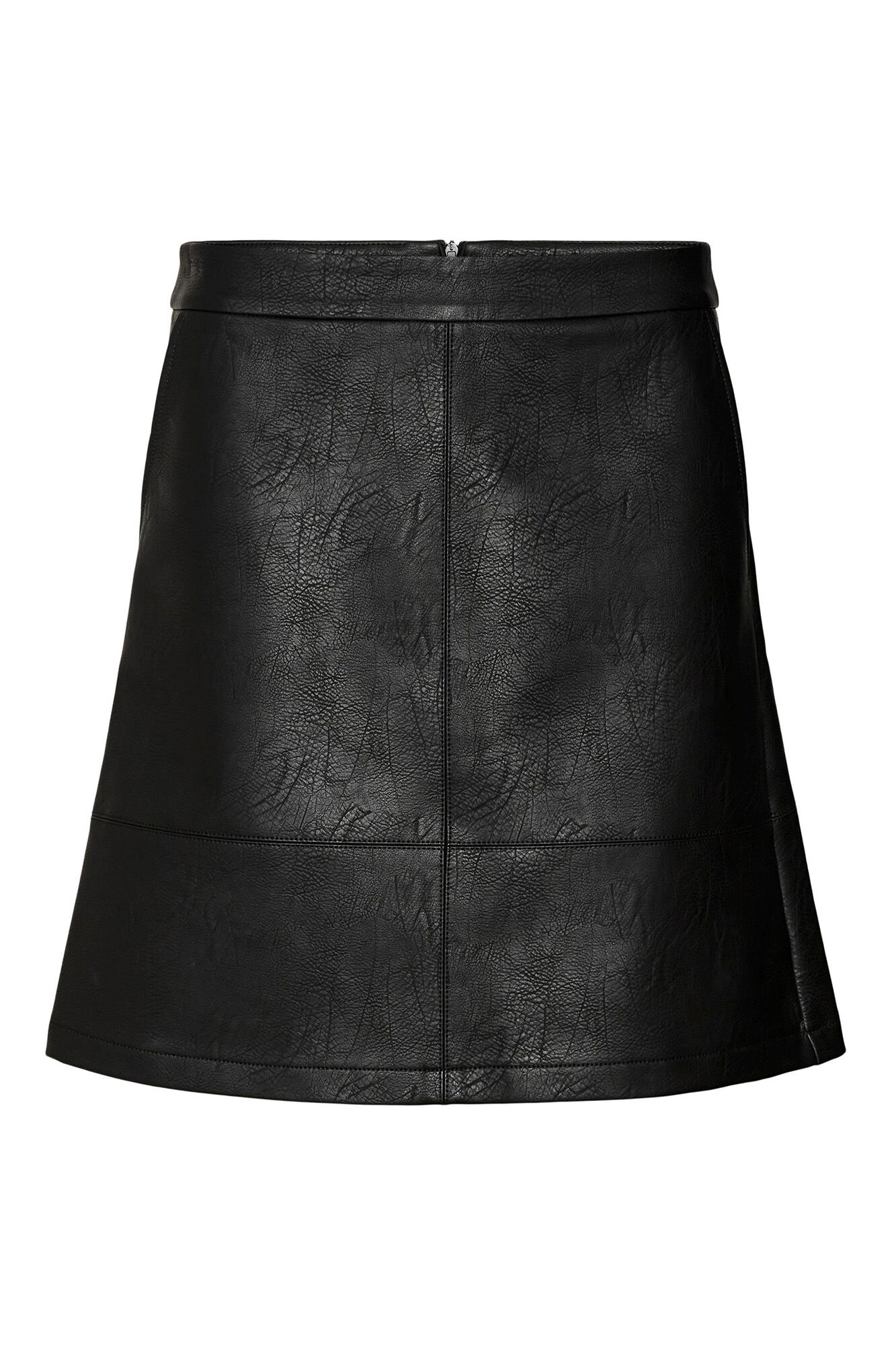 Vero Moda Saia curta efeito pele