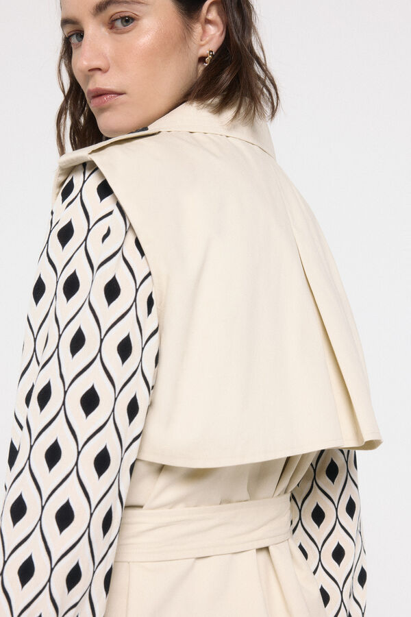 Vero Moda Chaleco largo de doble abotonadura Cinzento