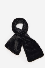 Cortefiel Cuello reversible pelo Negro