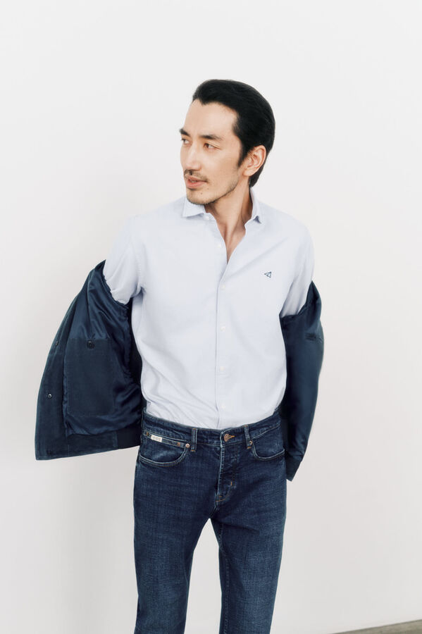 OOTO Jeans slim fit Azul