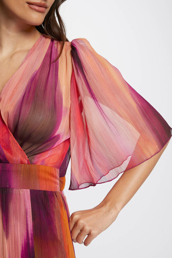 Morgan Vestido comprido estampado Multicolorido