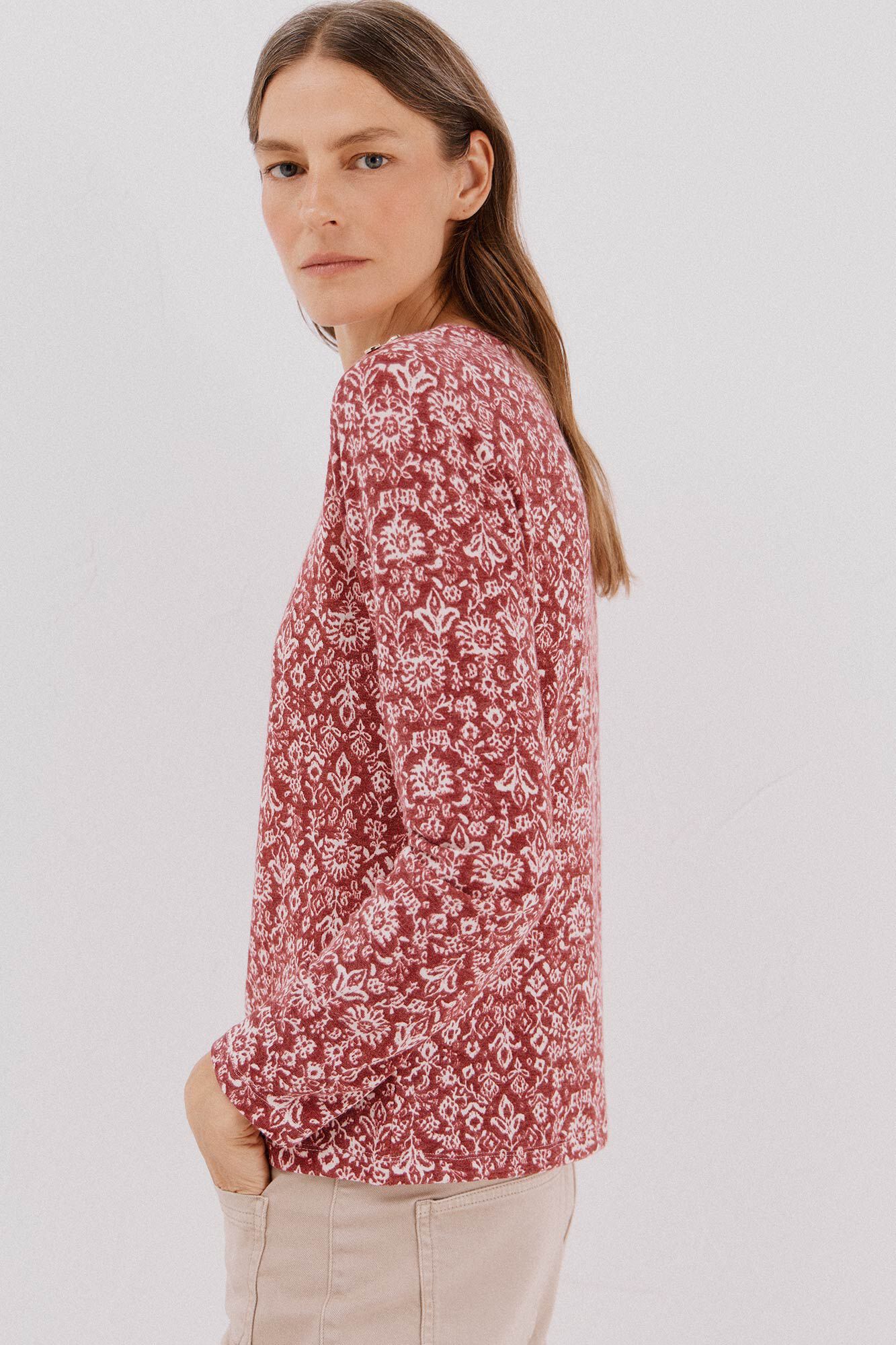 Cortefiel Camisa de caixa de bot&otilde;es