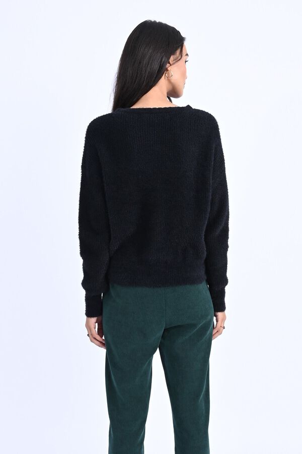 Molly Bracken Camisola de manga comprida com renda Preto