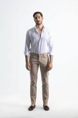 PuroEGO Pantalon chino slim Beige