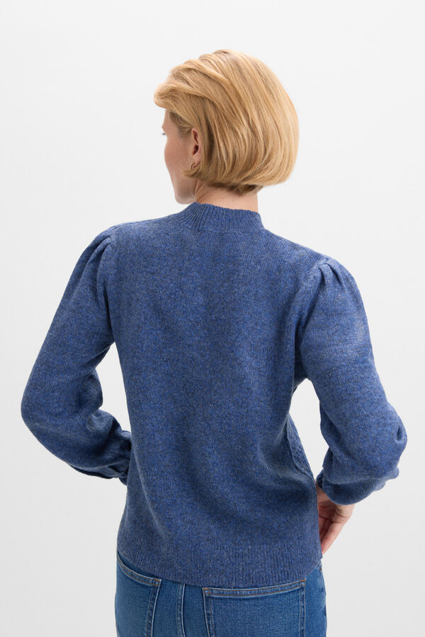 Cortefiel Jersey ochos y calados Azul