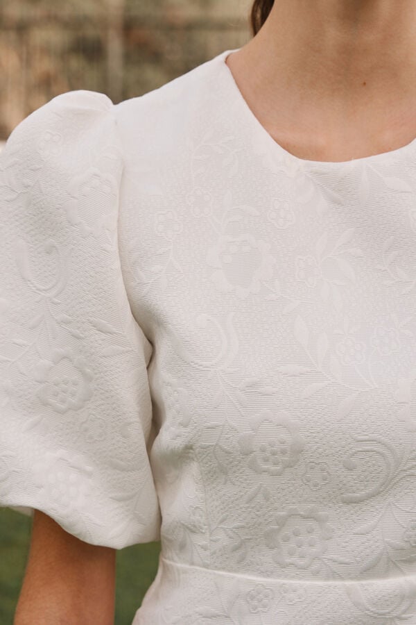 Pol&iacute;n Et Moi Vestido de novia Camelia Blanco