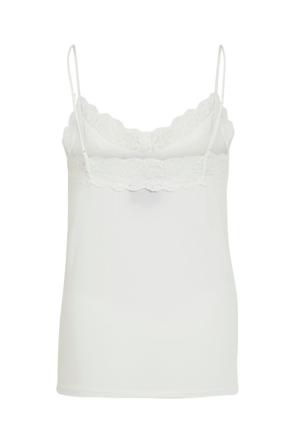 Object Camisola com renda Branco
