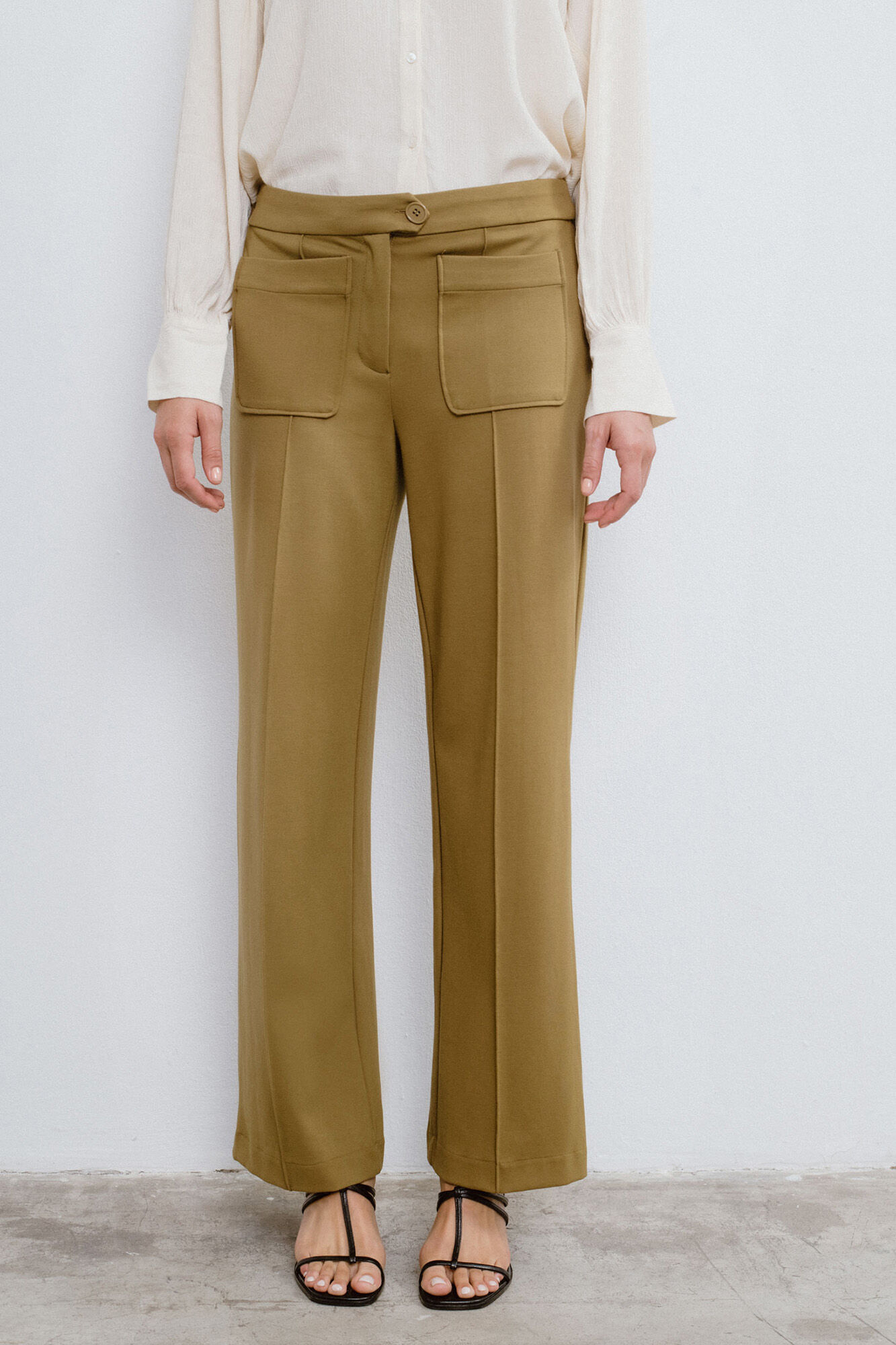 Vila Pantal&oacute;n vestir bolsillos delanteros