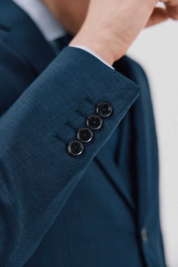 Cortefiel Americana azul slim fit Azul oscuro