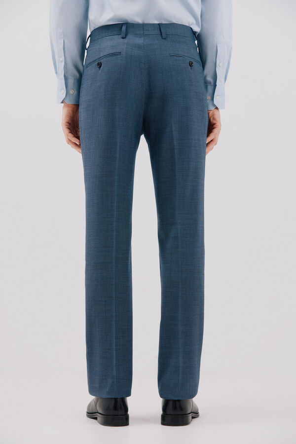 Cortefiel Pantal&oacute;n ojo perdiz coolmax&reg; Azul