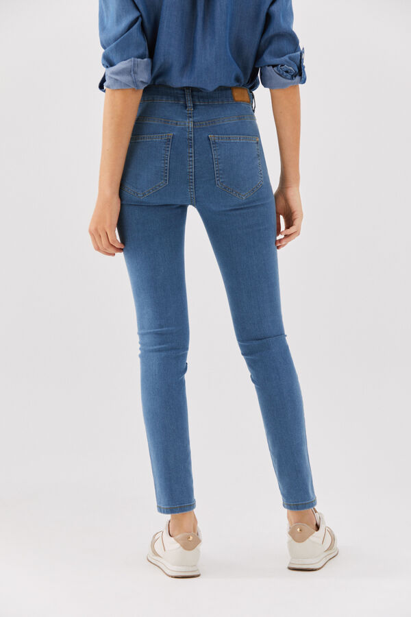 Cortefiel Cigarro jacquard sensational fit Azul