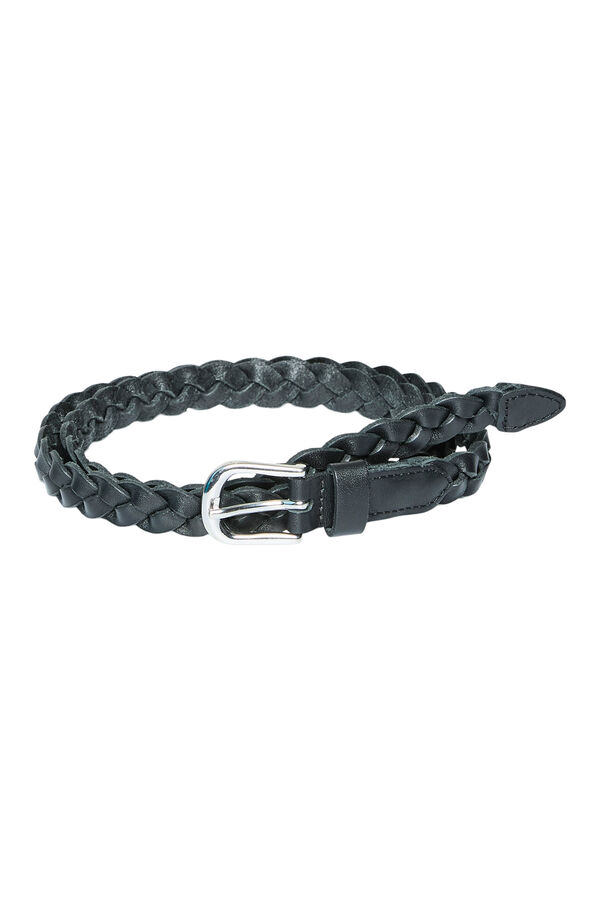Vero Moda Cintur&oacute;n piel trenzado Preto