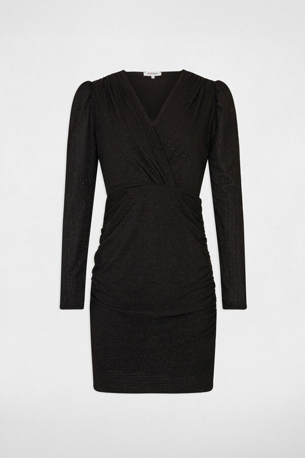 Morgan Vestido corto ajustado Negro