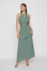 Vila Vestido largo fiesta Verde