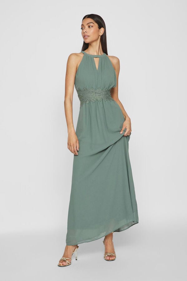 Vila Vestido largo fiesta Verde