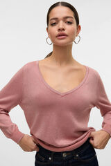 Vero Moda Su&eacute;ter lurex manga comprida Subiu