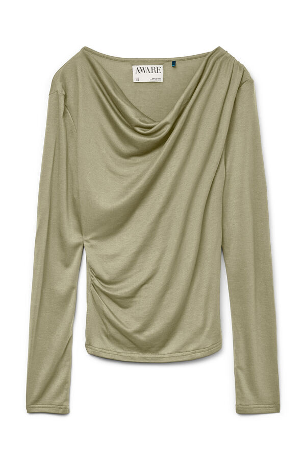 Vero Moda Top de manga larga Beige