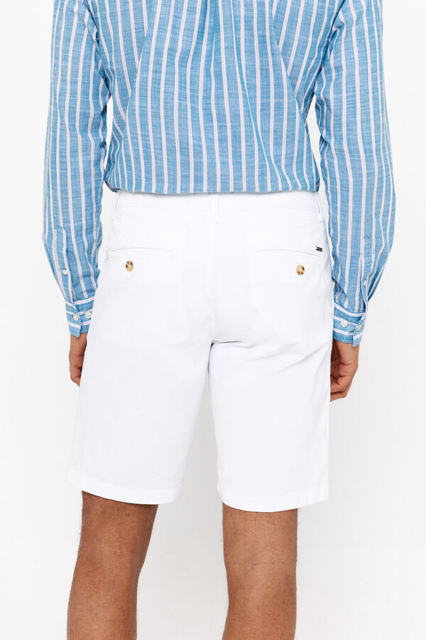 Cortefiel Bermuda chino Branco
