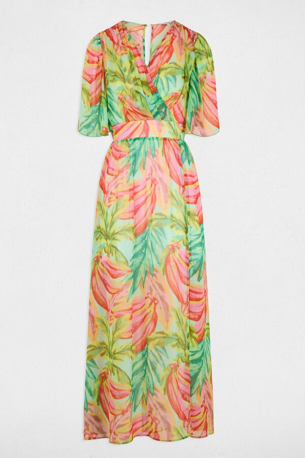 Morgan Vestido comprido estampado Multicolorido