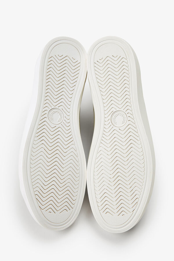 Fred Perry Zapatilla Baseline piel Gris