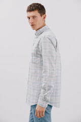 Cortefiel Camisa aos quadrados Azul