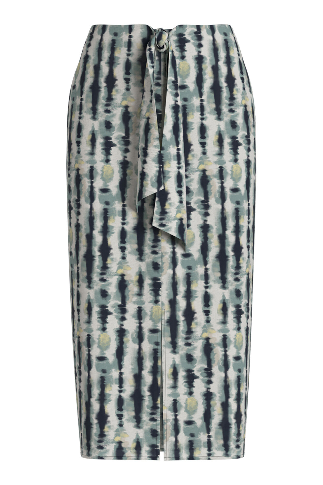 Vila Saia midi com estampado &eacute;tnico em viscose
