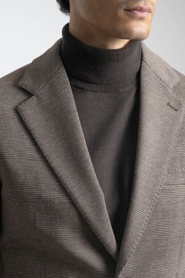 PuroEGO Americana slim cuadro gales Gris