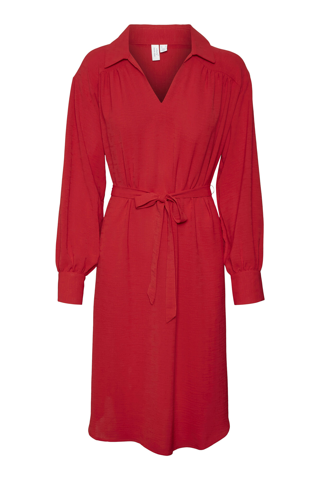 Vero Moda Vestido corto camisero manga larga