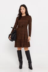 Cortefiel Vestido ilh&oacute;s curto Multicolorido