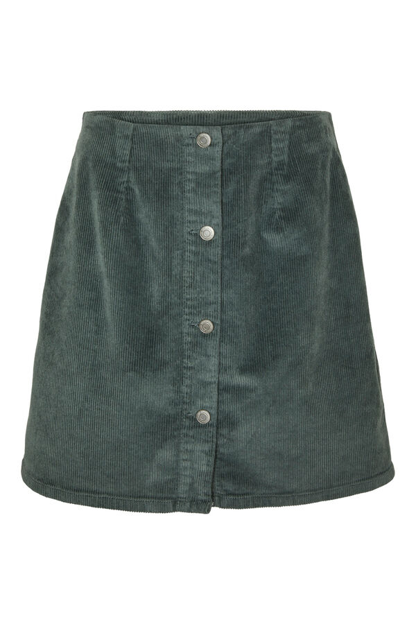 Vero Moda Saia curta de bombazina Verde