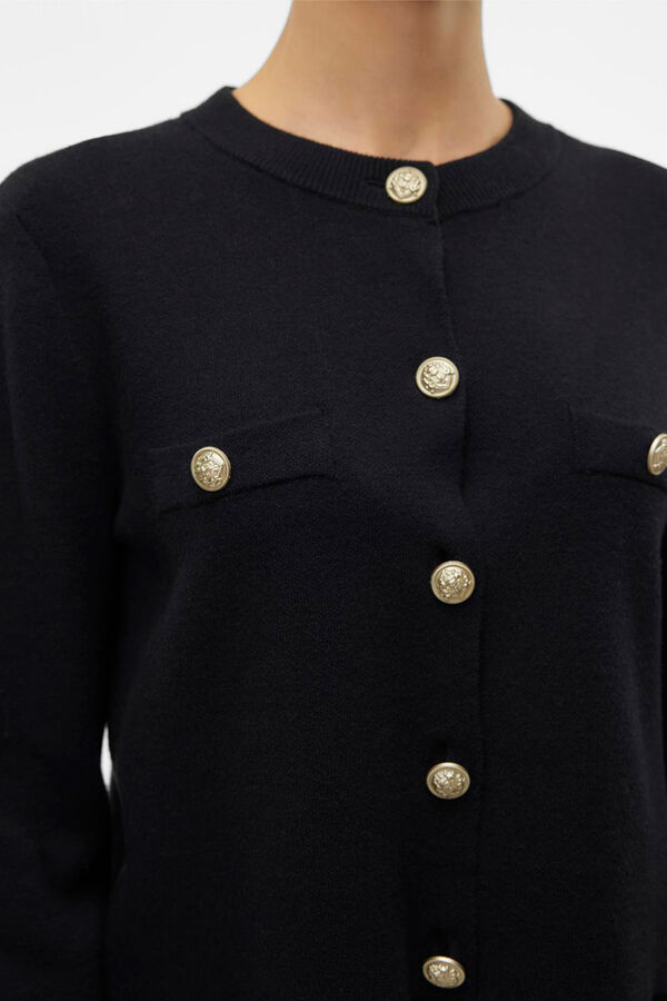 Vero Moda Cardigan com acabamento contrastante&nbsp; Preto