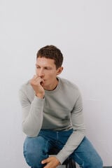 Cortefiel Sweatshirt gola caixa Verde