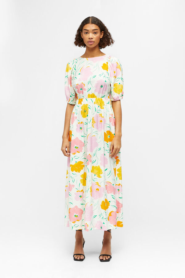 Object Vestido largo espalda descubierta Blanco