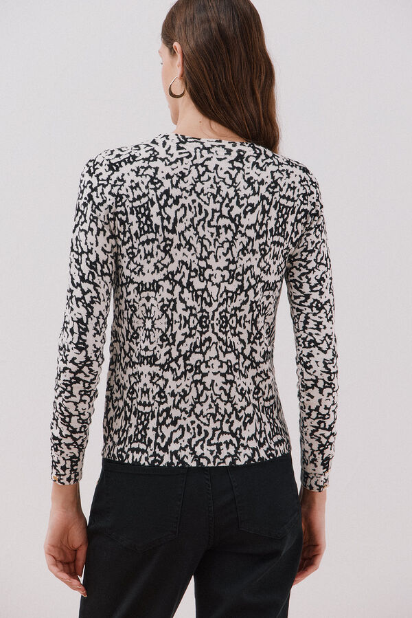 Cortefiel Camisola manga larga Preto