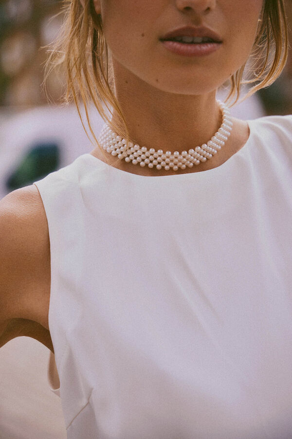 Vila Top acetinado branco Branco