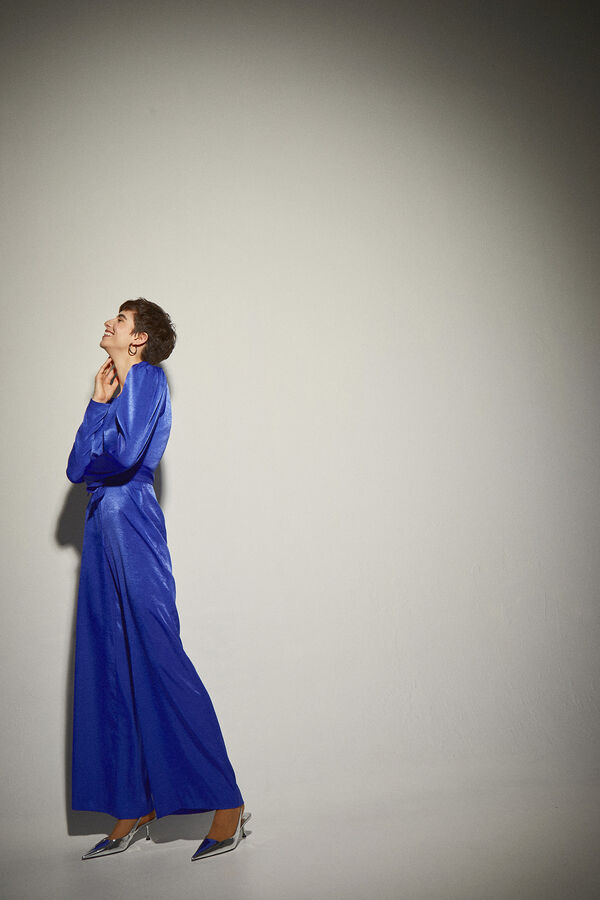 Dolores Promesas Mono Satinado Azul Klein Azul oscuro