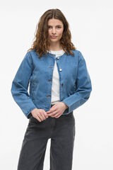 Vila Chaqueta vaquera abotonada Azul