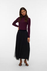 Vero Moda Falda midi de tul Negro