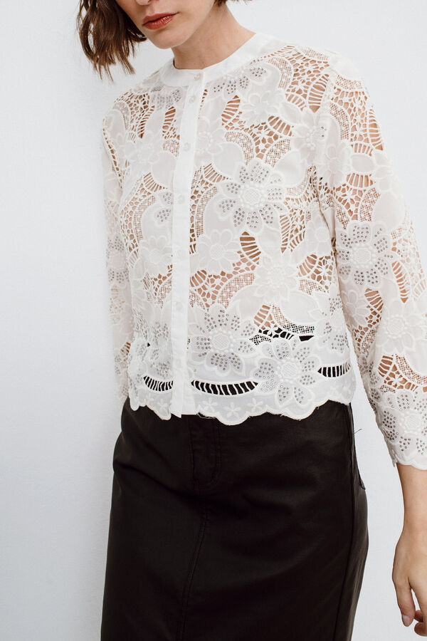 Object Top de renda Branco