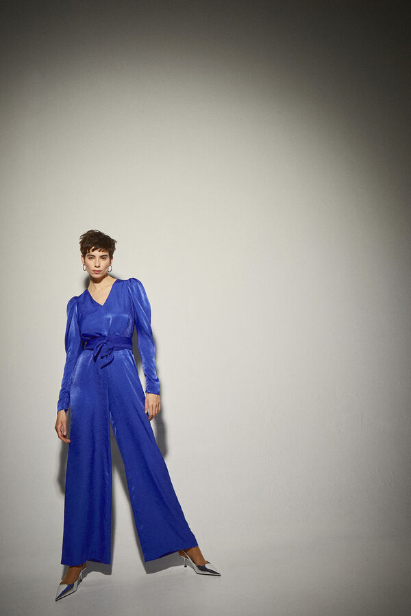 Dolores Promesas Mono Satinado Azul Klein Azul oscuro