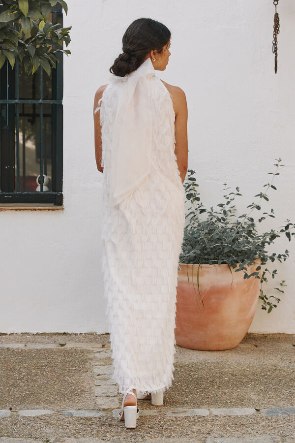 Pol&iacute;n Et Moi Vestido de noiva Dalia Branco