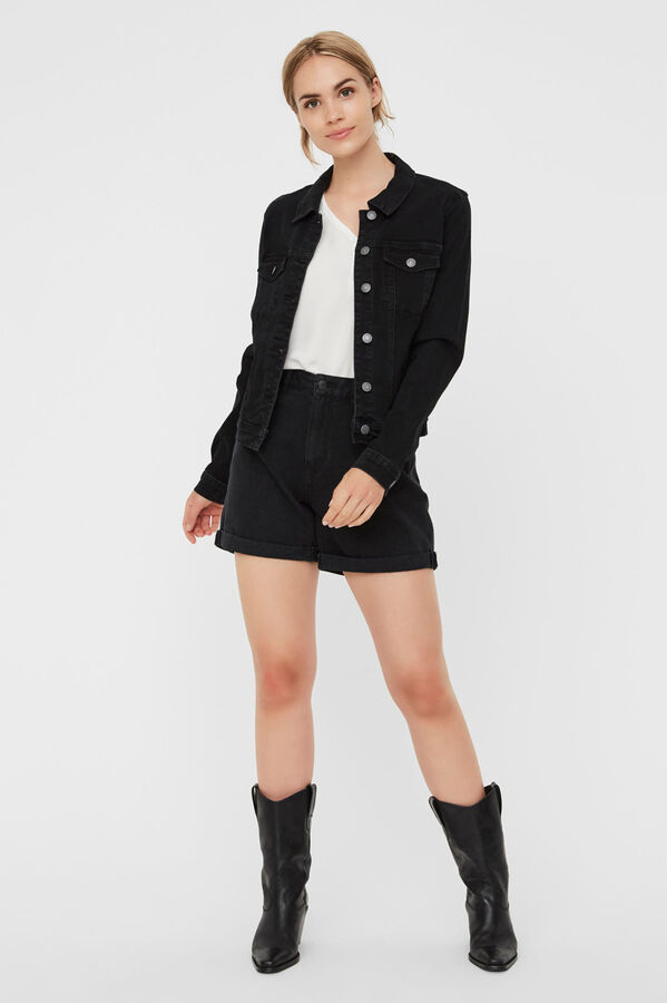 Vero Moda Chaqueta vaquera Negro