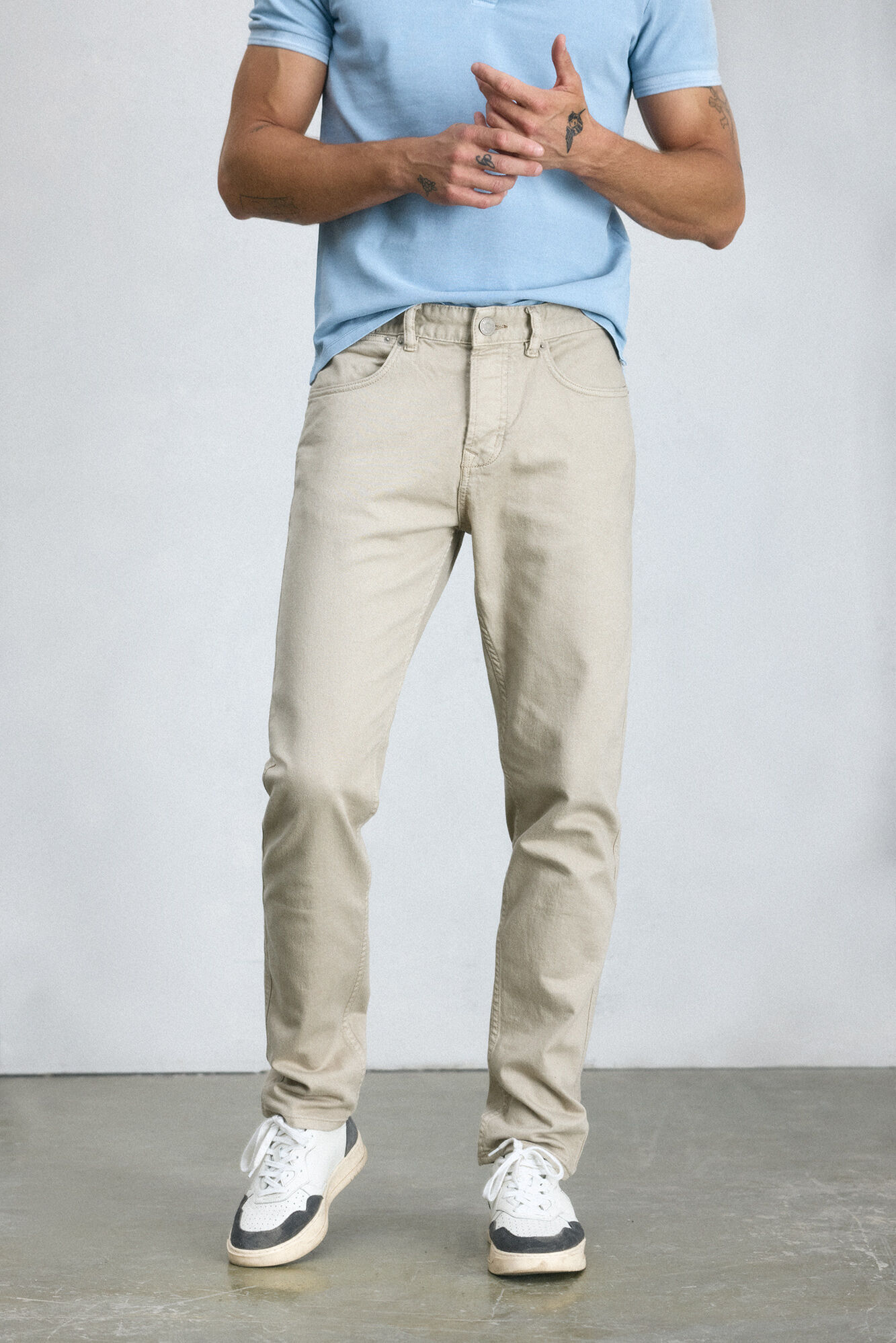 OOTO Cal&ccedil;as 5 bolsos cor slim