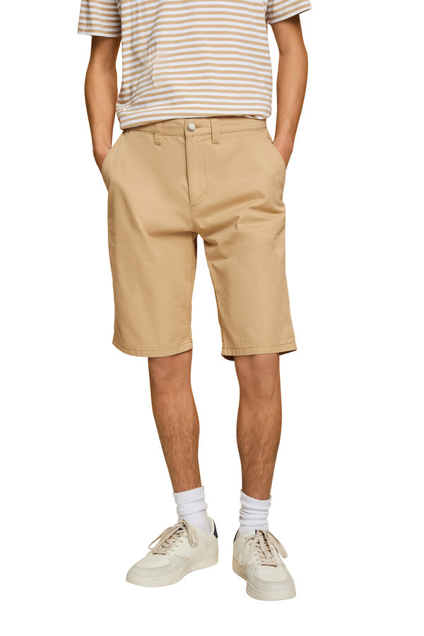 Esprit Chino bermuda 100% algodón sostenible Tostado